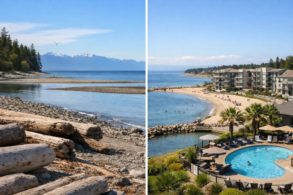 Qualicum Beach vs Parksville: Where to Stay