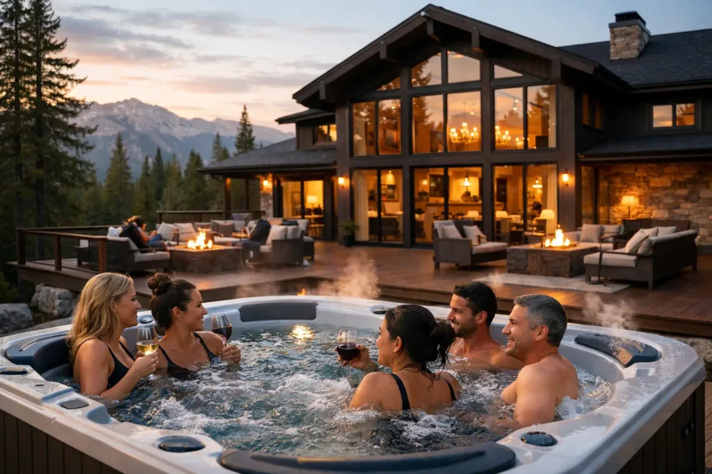 Luxury Group Retreat Rental With Hot Tub
