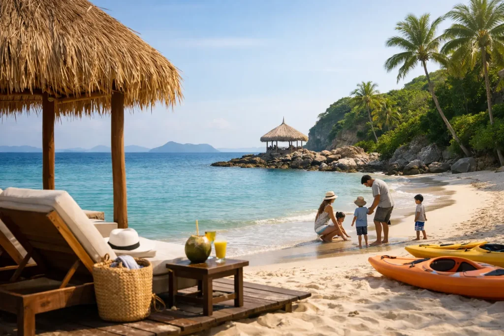 Secluded Beachfront Getaway for Families