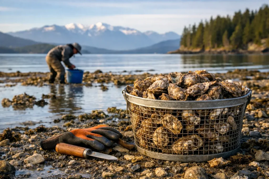 Best Time for Oyster Picking Vancouver Island
