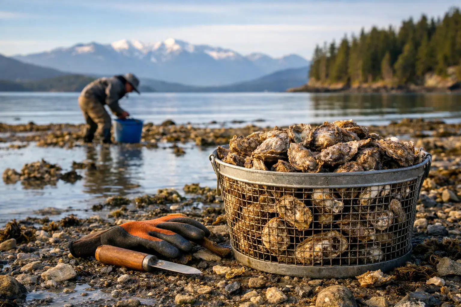Best Time for Oyster Picking Vancouver Island