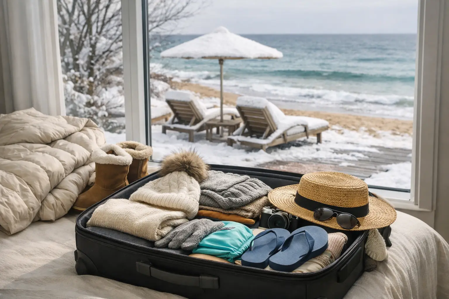 How to Pack for a Beachfront Winter Stay