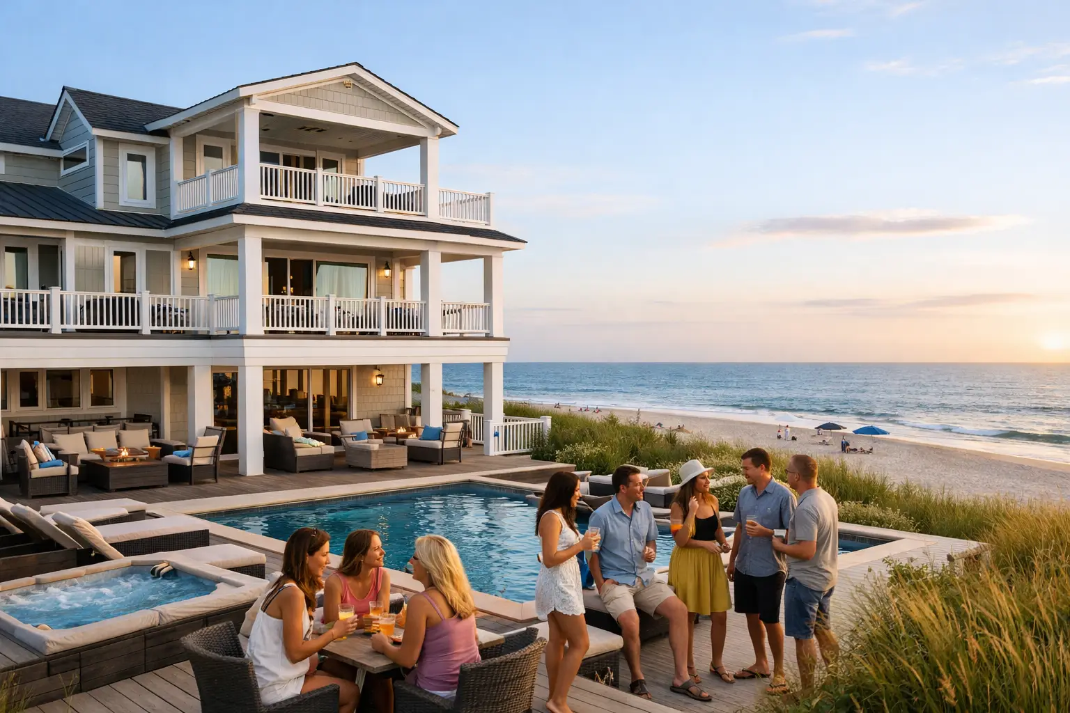Large Beach House Rentals for Group Getaways