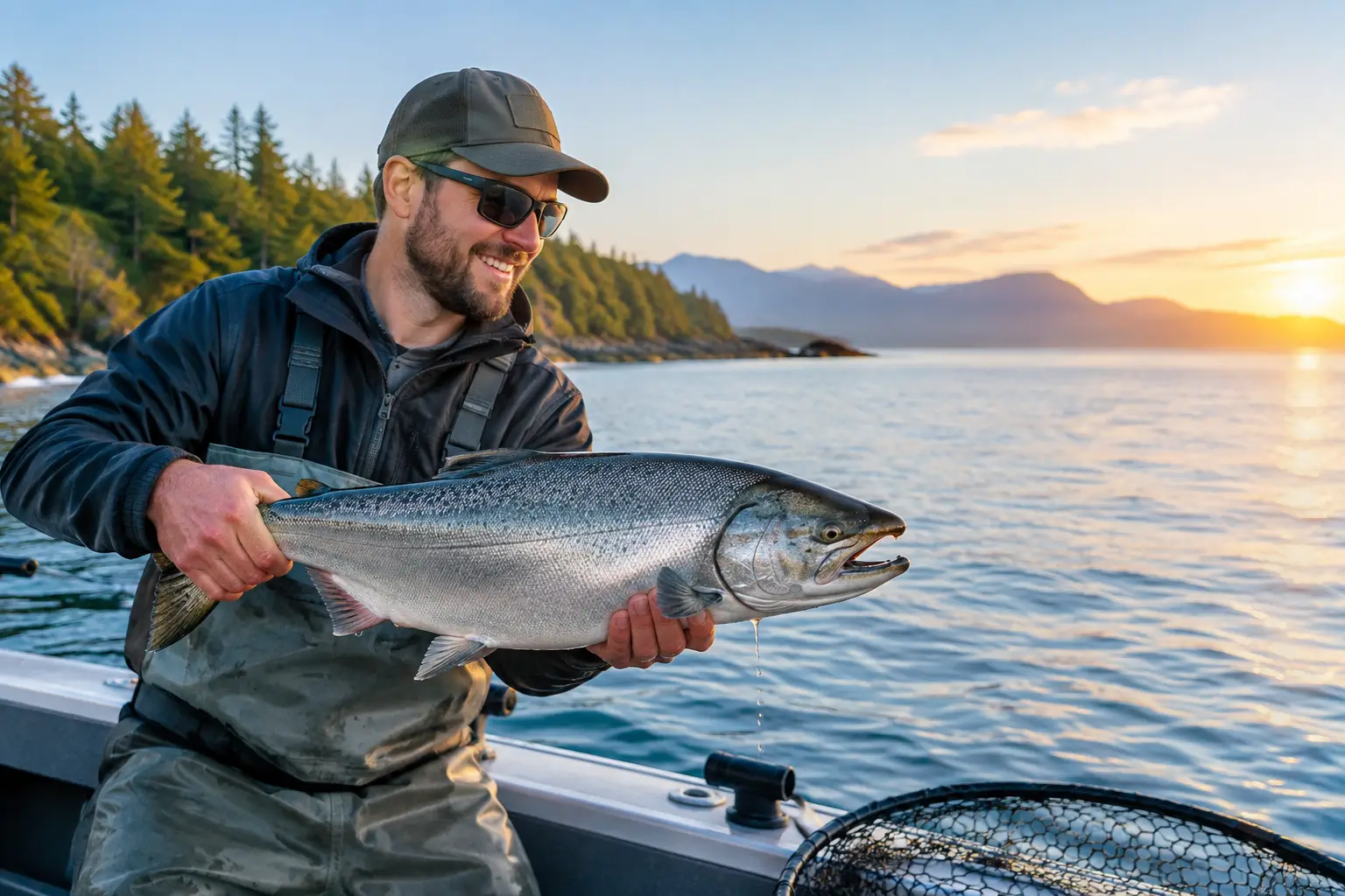 Best Times for Salmon Fishing Near Qualicum Beach