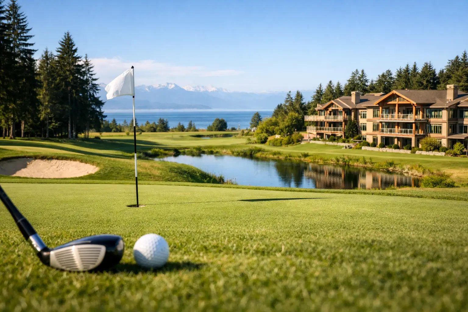 Golf Accommodation Near Qualicum Beach, BC